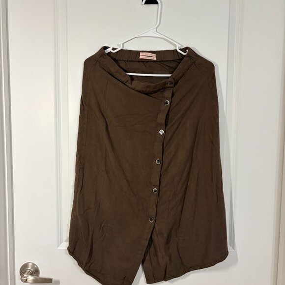 Urban Outfitters Olive Green Asymmetric Skirt - Picture 2 of 2